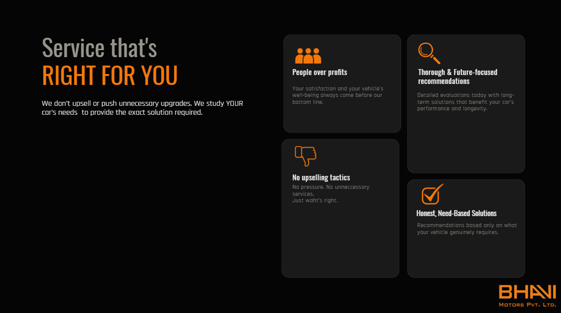 Service that is Right for You